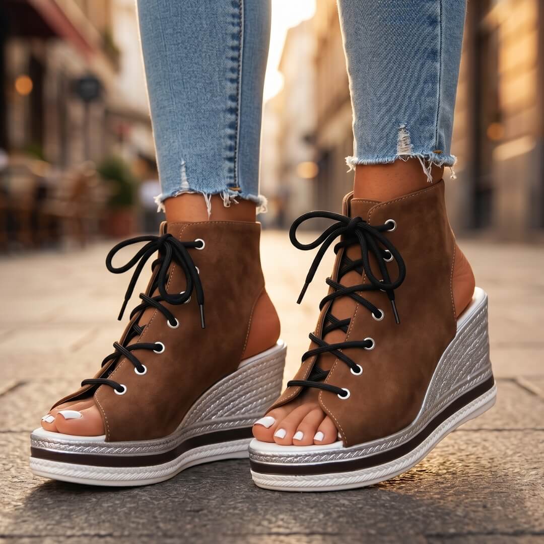 Emanuela | Sandalias con Cuña Elegante