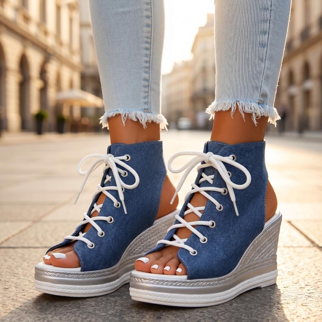 Emanuela | Sandalias con Cuña Elegante
