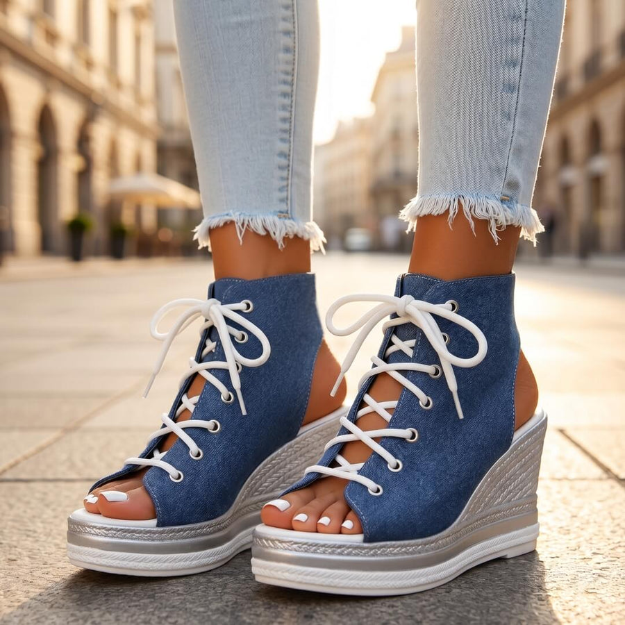 Emanuela | Sandalias con Cuña Elegante
