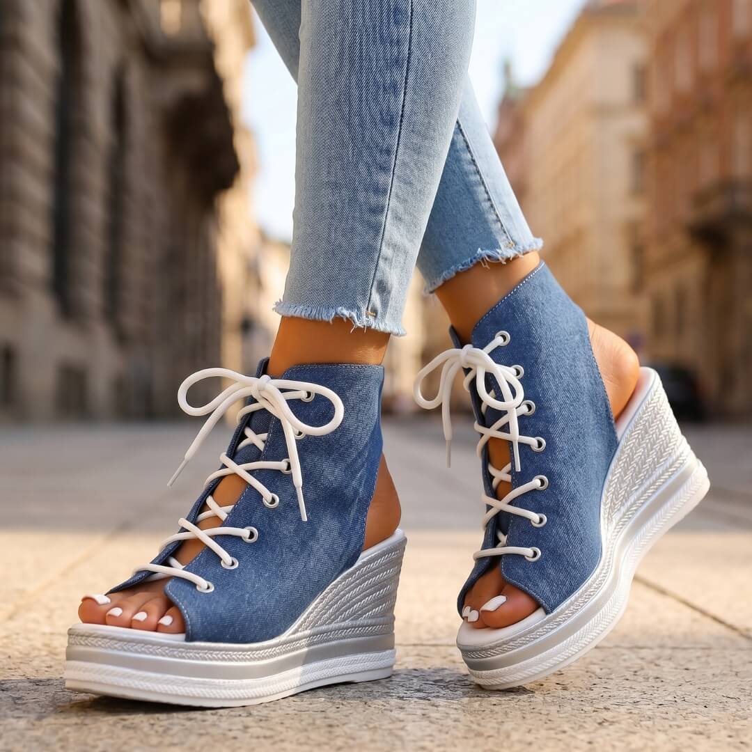 Emanuela | Sandalias con Cuña Elegante