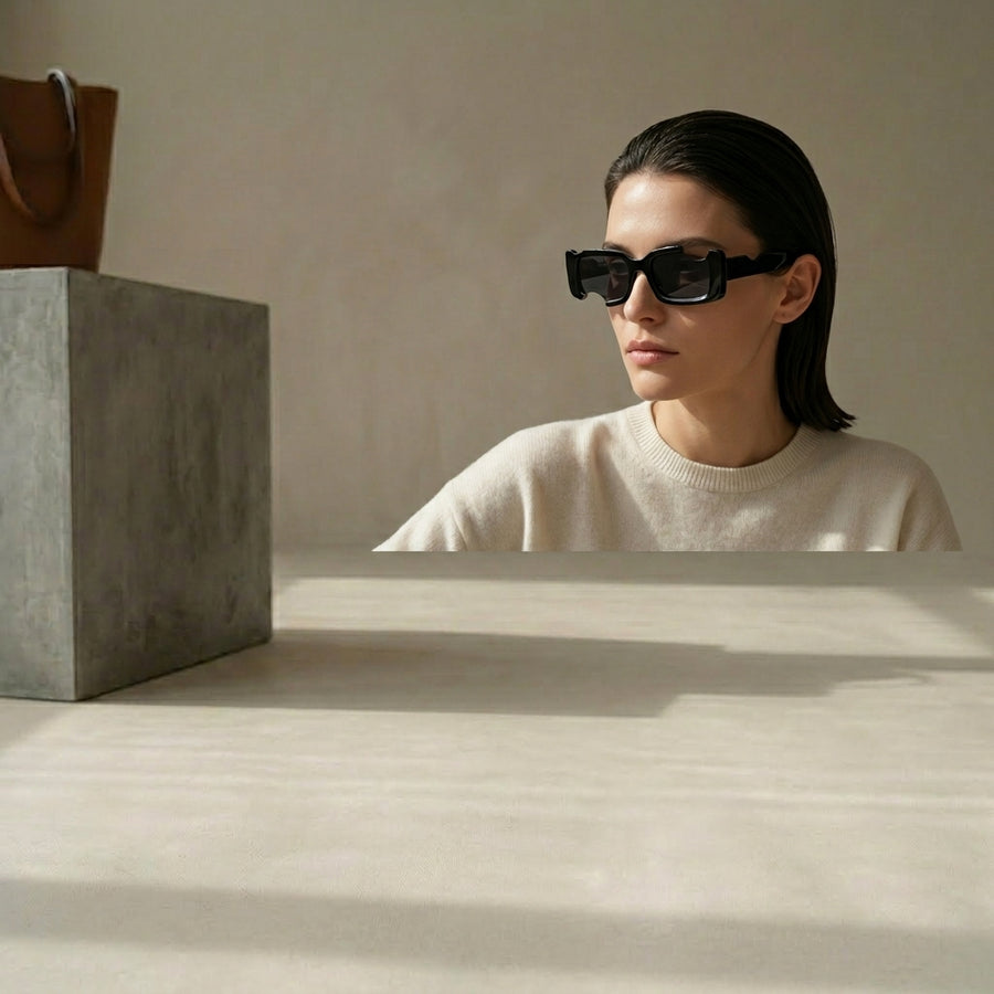 Gafas de sol cuadradas de marca para hombre y mujer