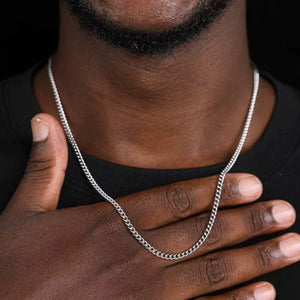 Collar de cadena cubana para hombre