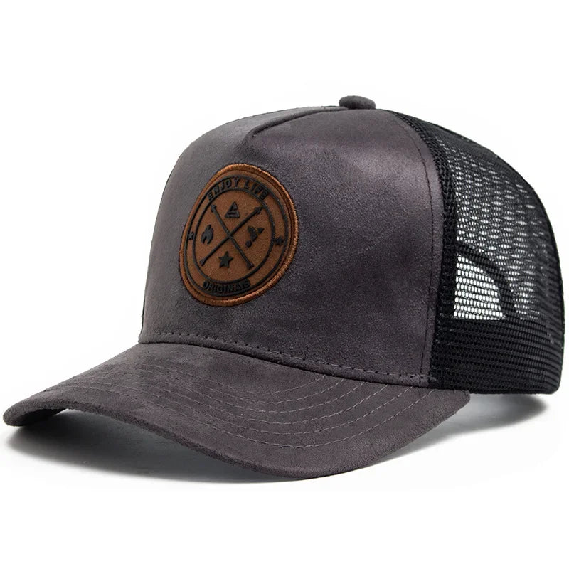 Gorra de béisbol de malla de verano