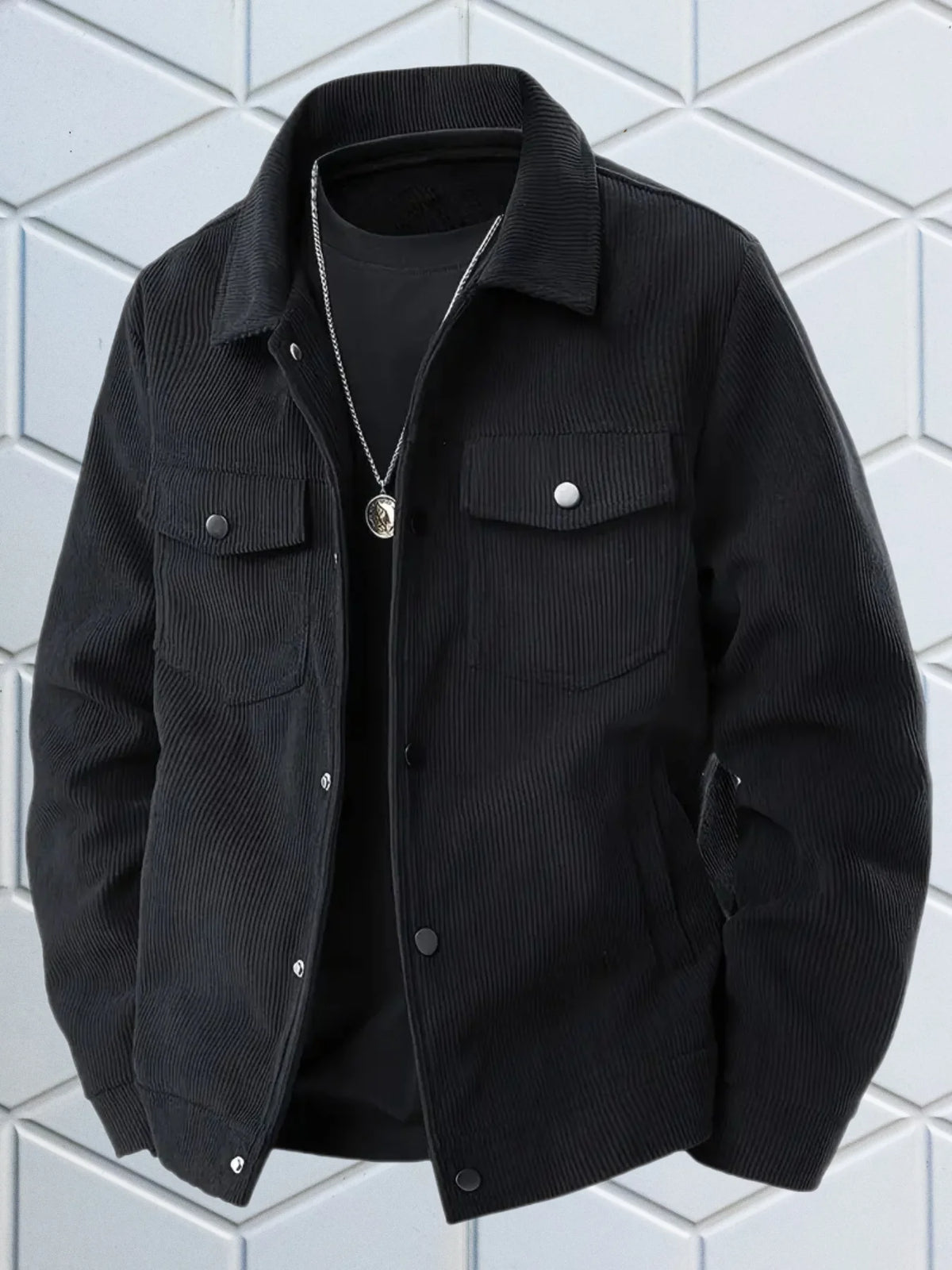 Chaqueta vintage de pana para hombre