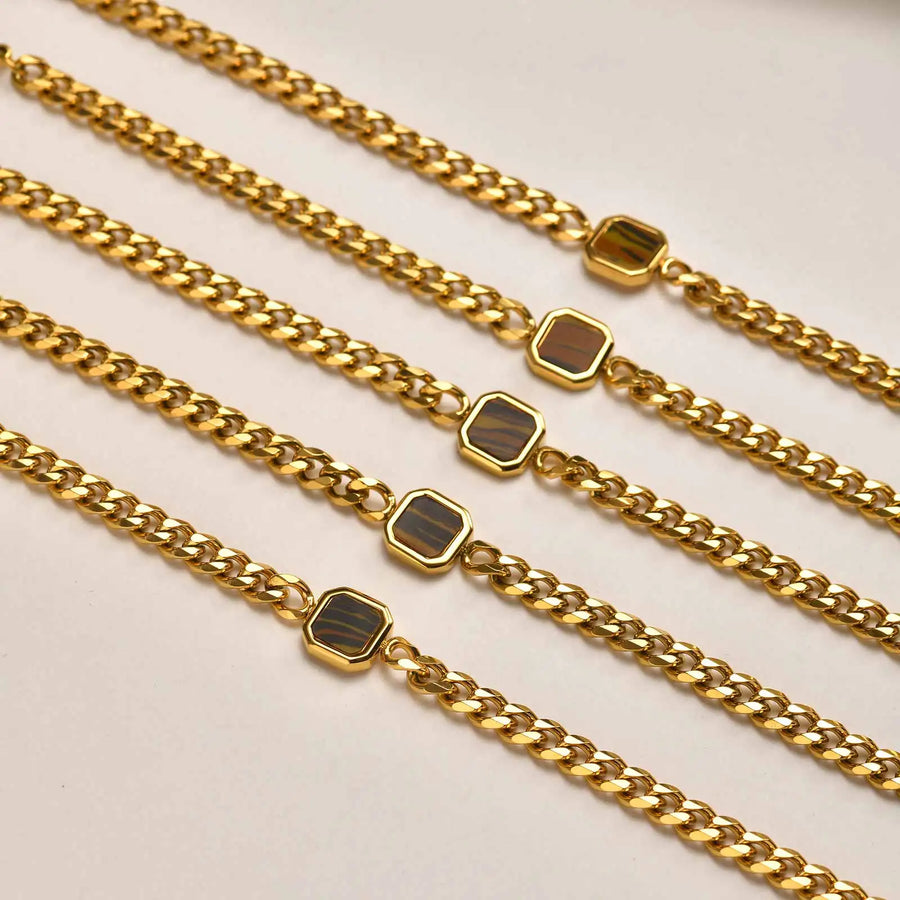 Pulsera de moda para hombre acero inoxidable