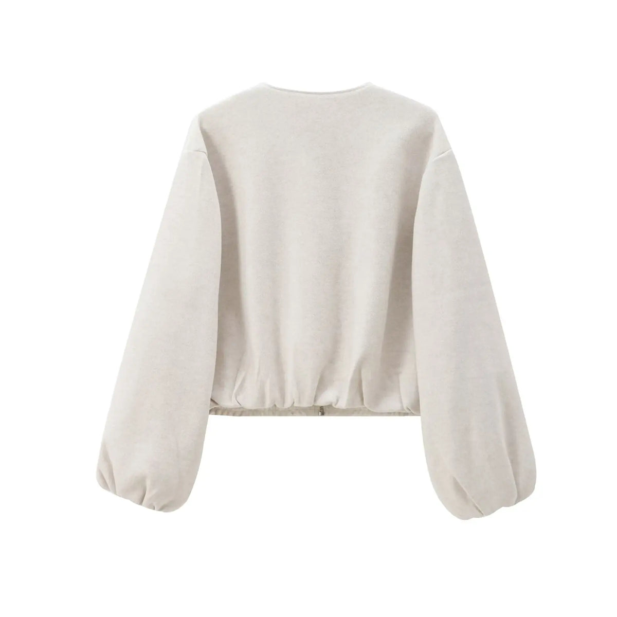Cazadora deportiva de lana para mujer