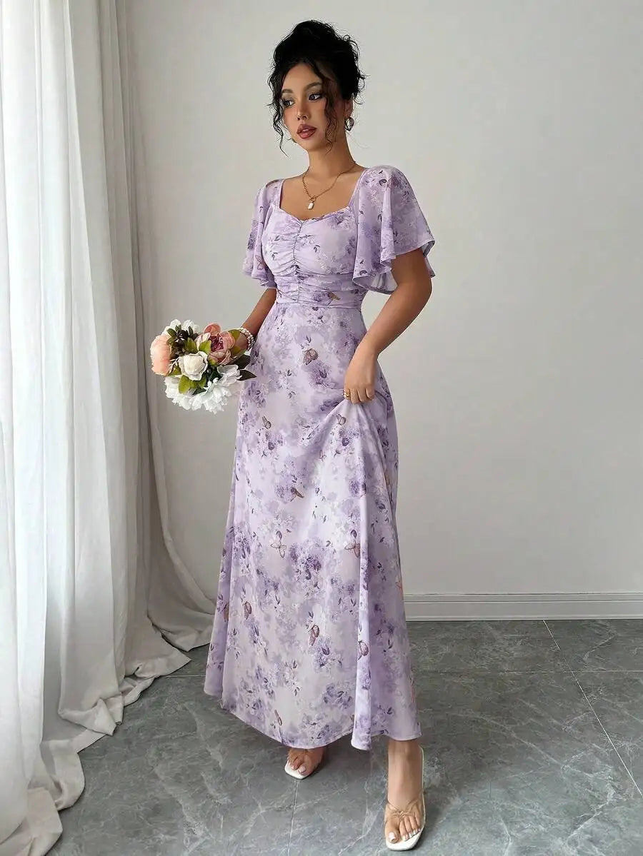 Vestido de mujer dulce estilo francés