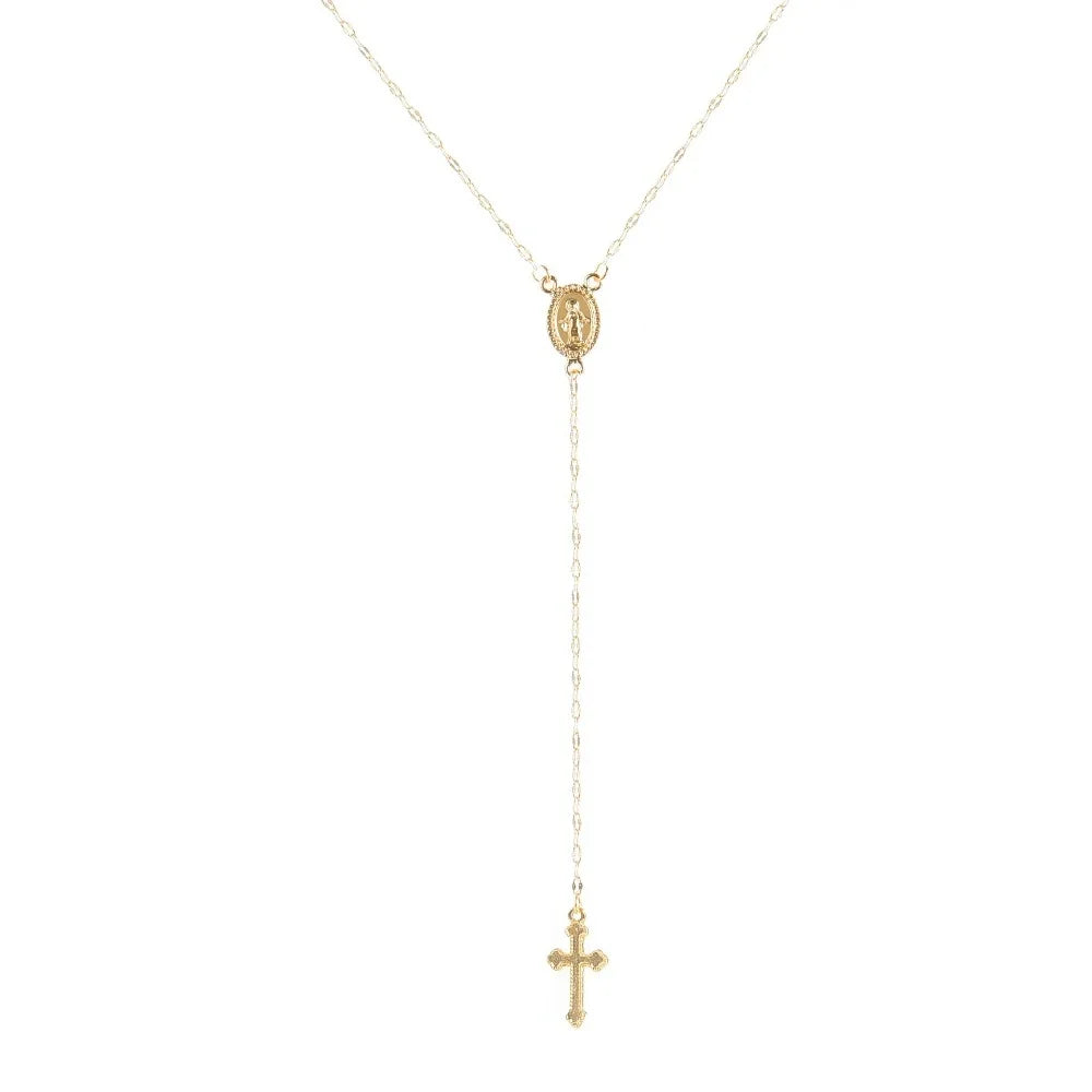 Collar con colgante de Rosario