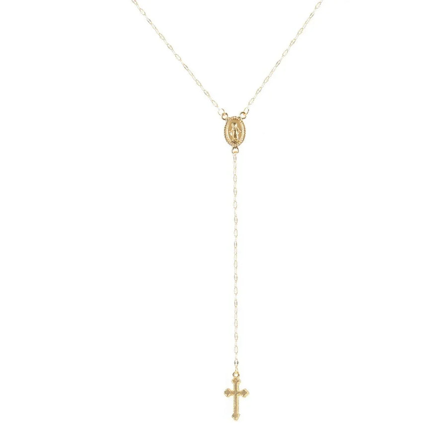 Collar con colgante de Rosario