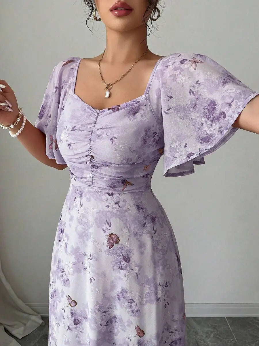 Vestido de mujer dulce estilo francés