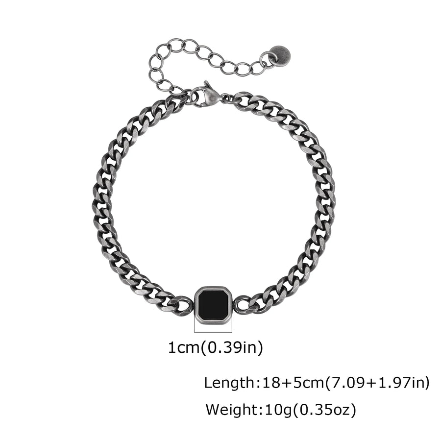 Pulsera de moda para hombre acero inoxidable