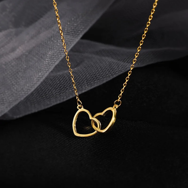 Nuevo collar con colgante de corazón de amor