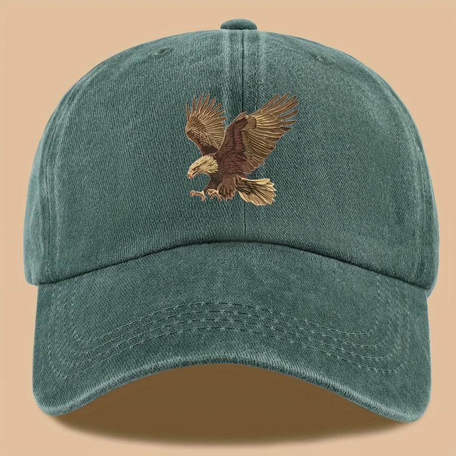 Gorra de béisbol con estampado de águila