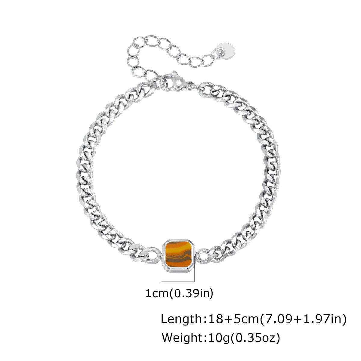Pulsera de moda para hombre acero inoxidable