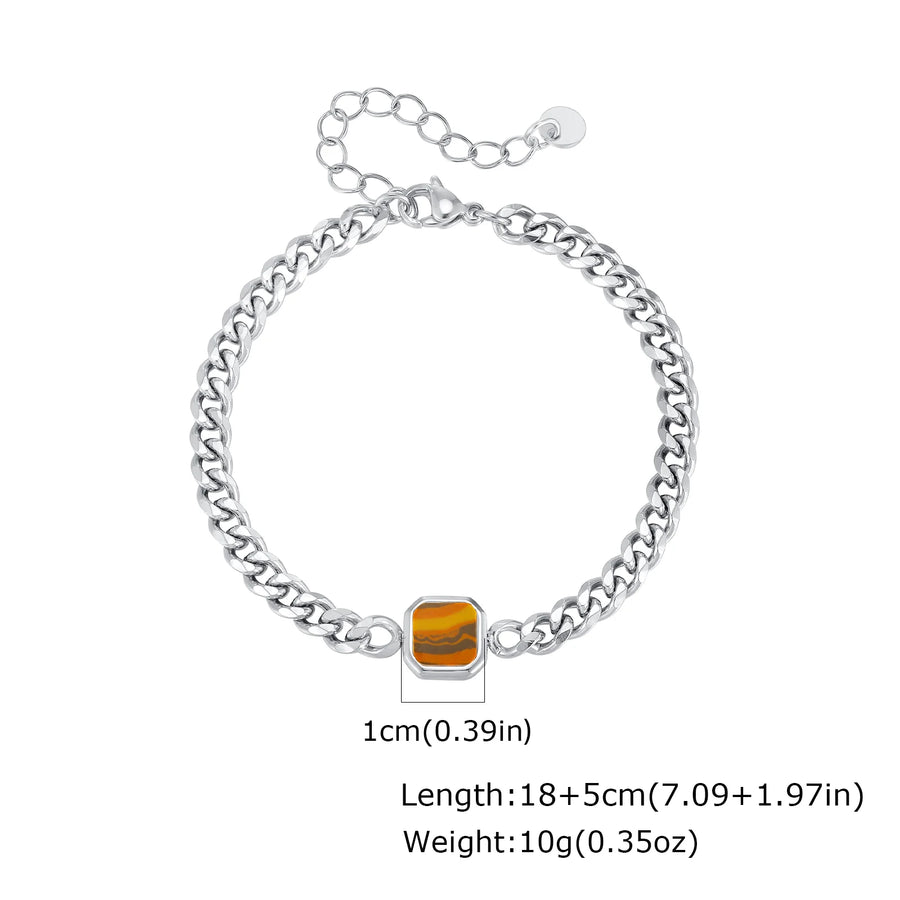 Pulsera de moda para hombre acero inoxidable