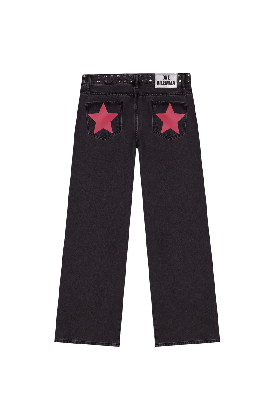 Jeans con Estampado de Estrellas