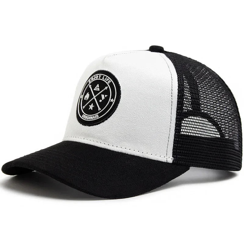 Gorra de béisbol de malla de verano