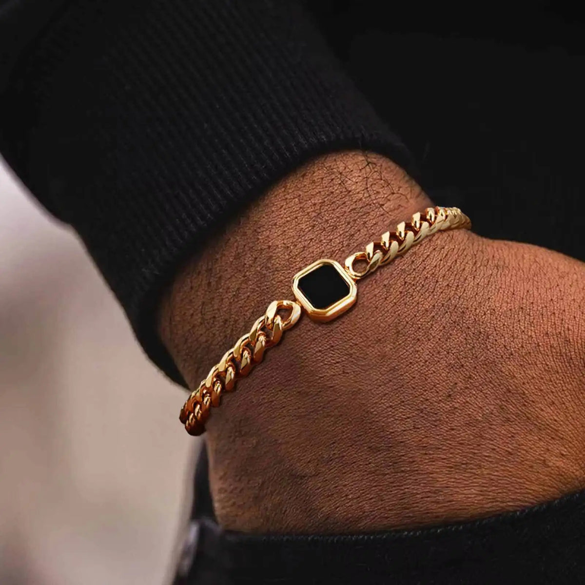 Pulsera de moda para hombre acero inoxidable