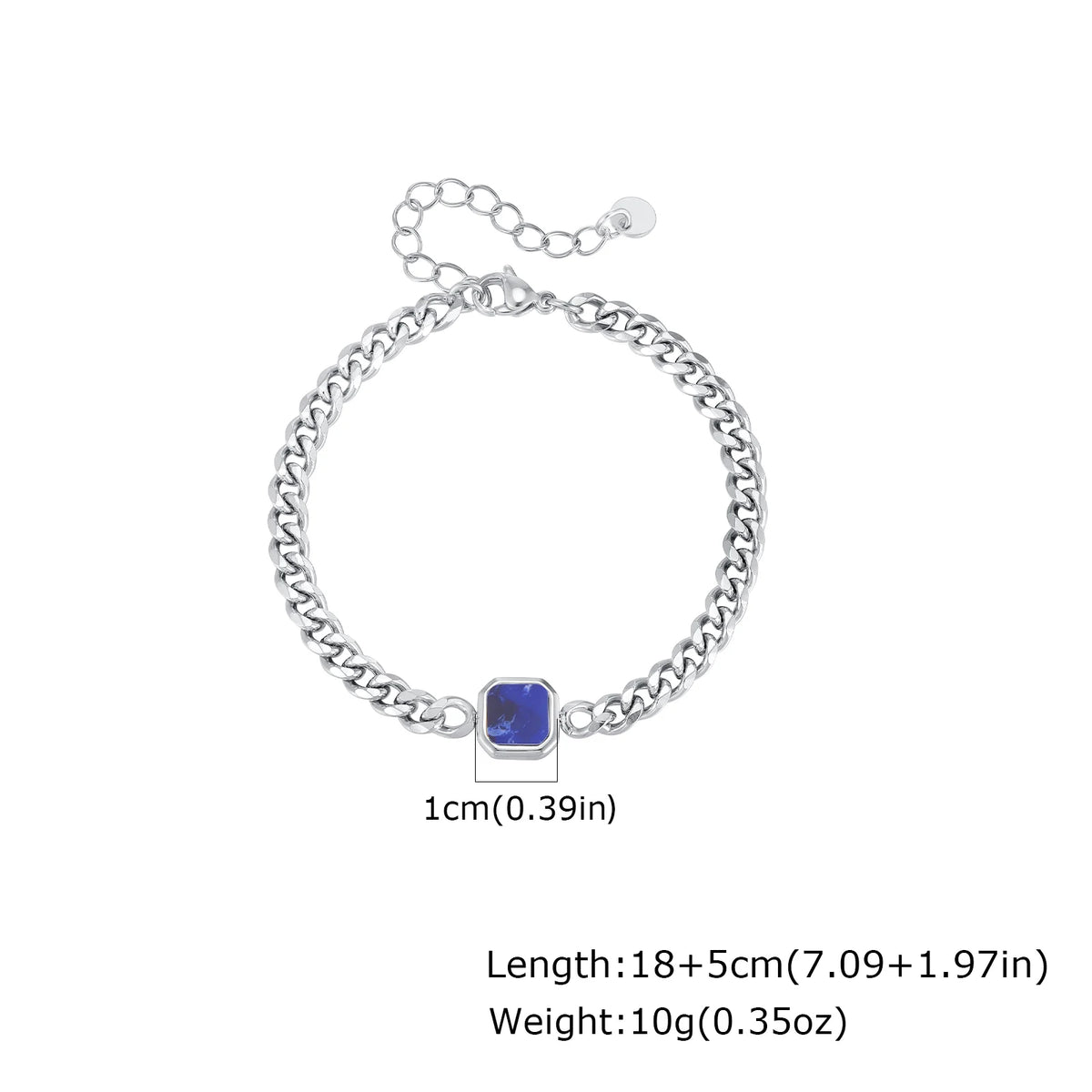 Pulsera de moda para hombre acero inoxidable