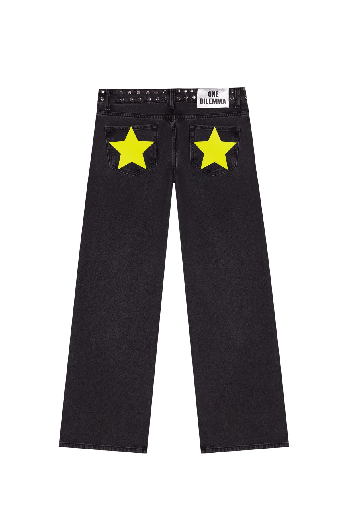 Jeans con Estampado de Estrellas