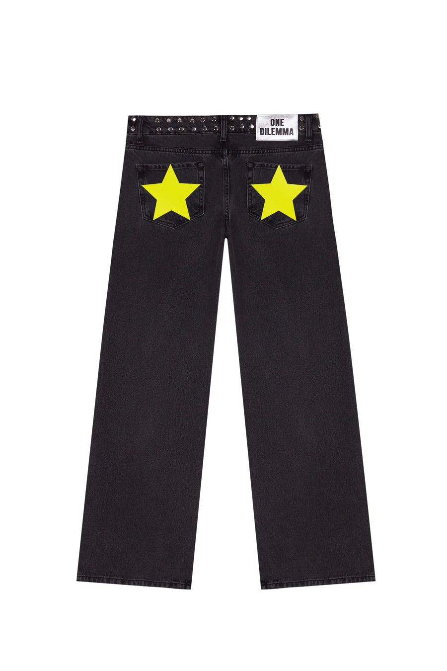 Jeans con Estampado de Estrellas