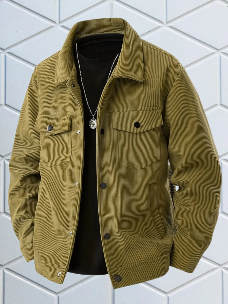 Chaqueta vintage de pana para hombre