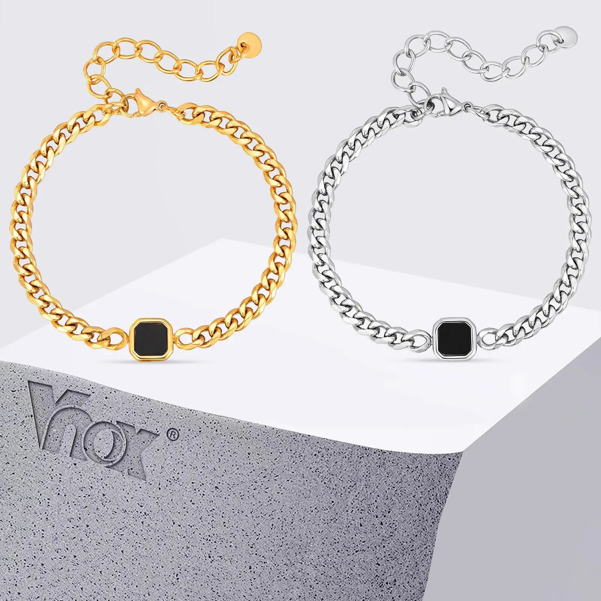 Pulsera de moda para hombre acero inoxidable