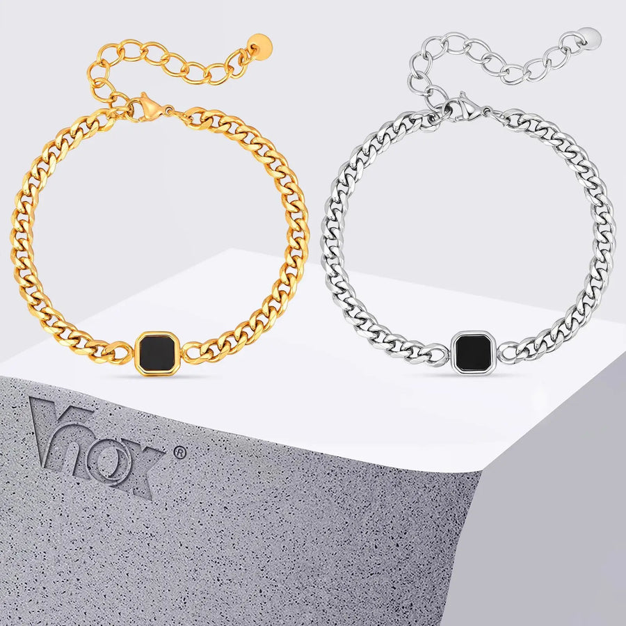 Pulsera de moda para hombre acero inoxidable