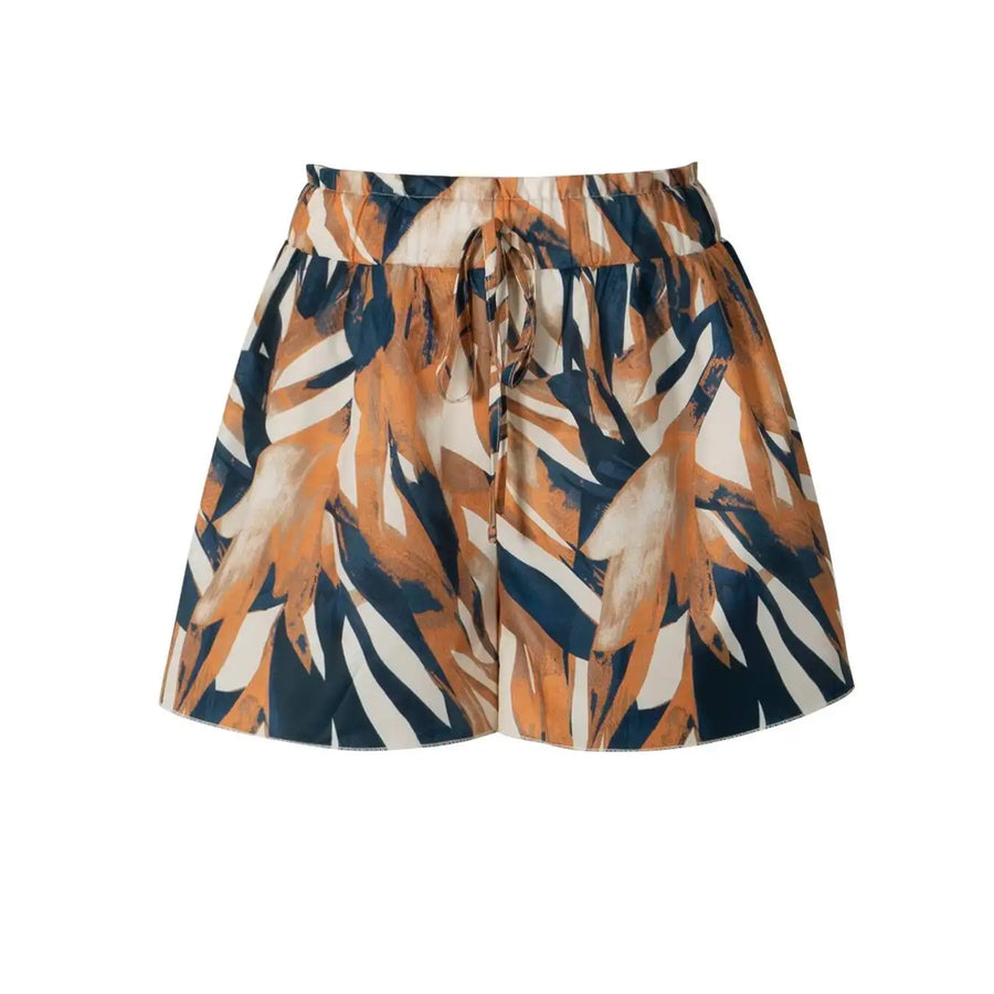 Shorts de Mujer para Primavera/Verano, Estampado Floral, Cintura Alta