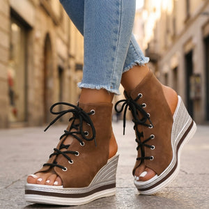 Charlotte| Sandalias con Cuña Elegante