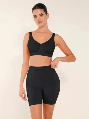 ShapeFit® – Shorty enfundado cintura media-alta con efecto ventosa adelgazante